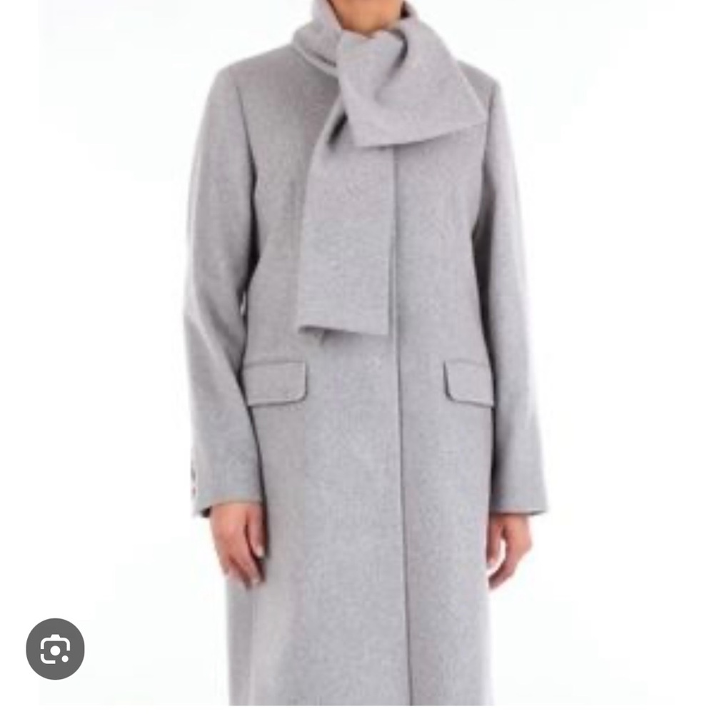 Eleventy 100% Wool scarf coat